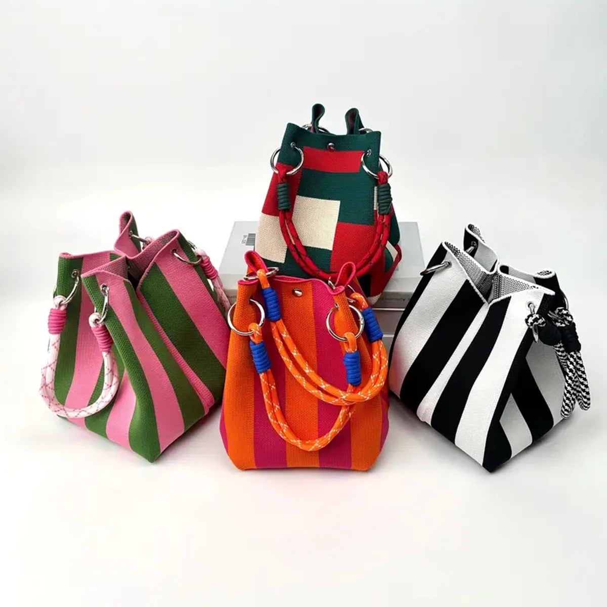 Sienna Woven Bucket Bag