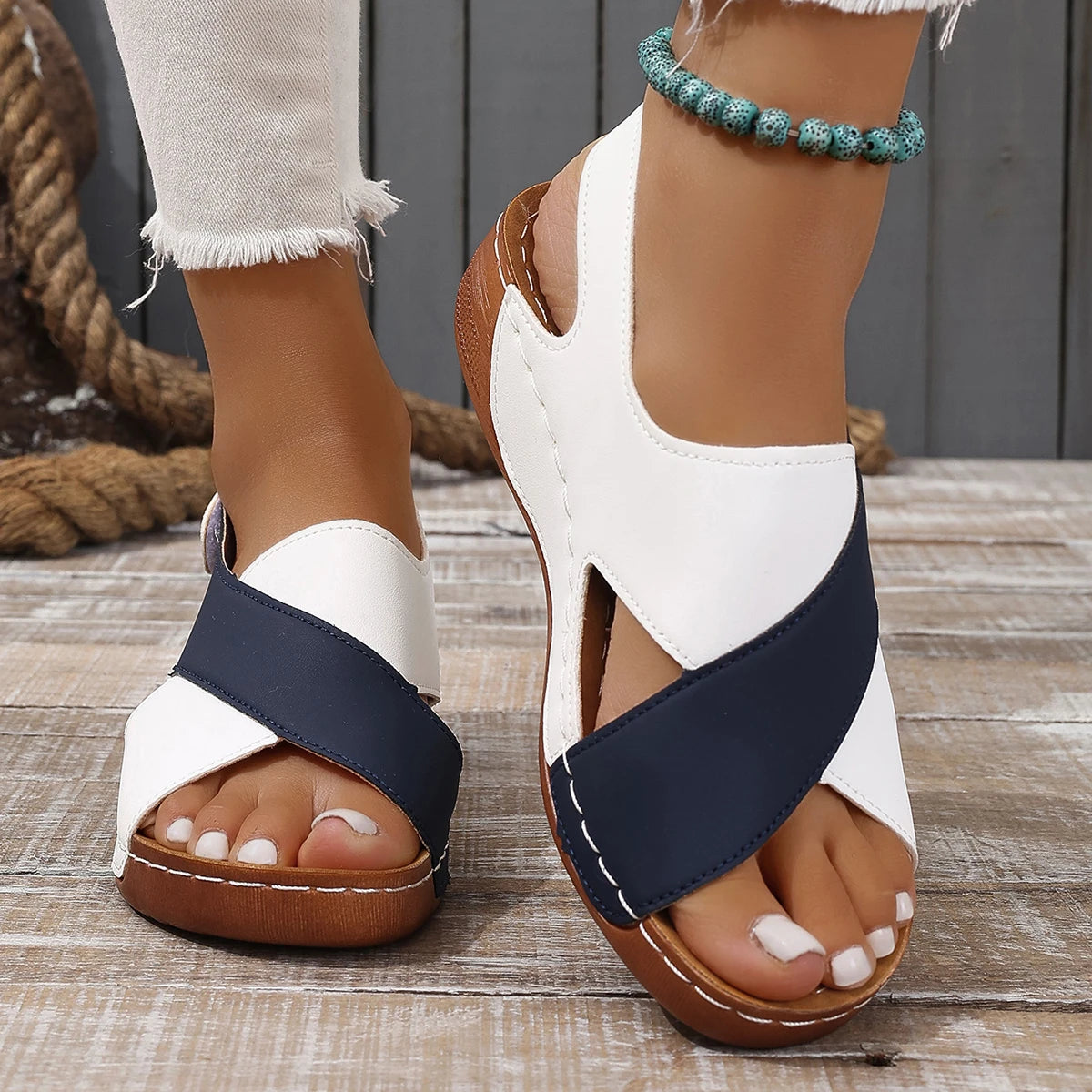 Sienna Wedge Sandals