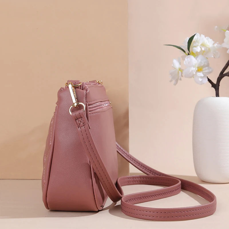 Luna Embroidered Crossbody Bag