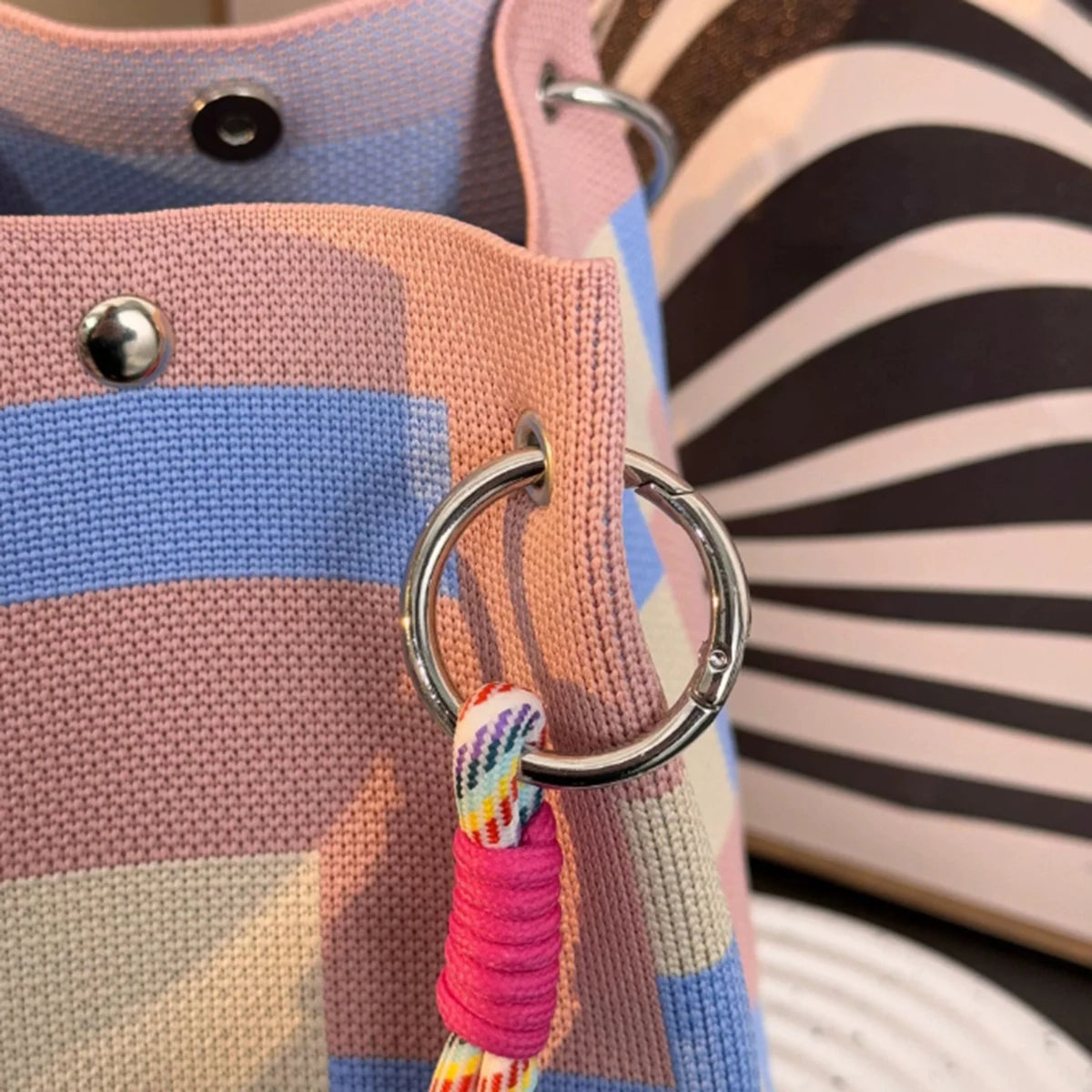 Sienna Woven Bucket Bag