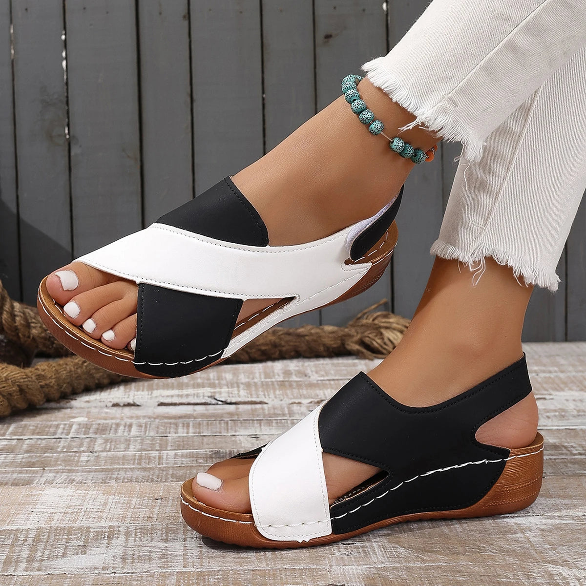 Sienna Wedge Sandals