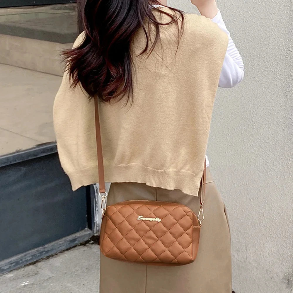 Sienna Quilted Tassel Crossbody Bag