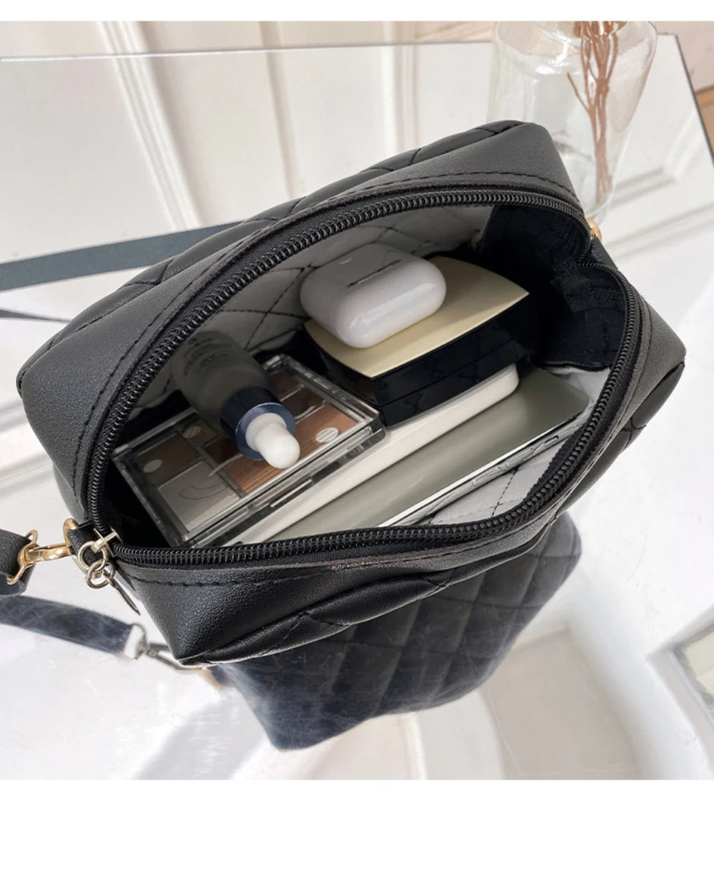 Sienna Quilted Tassel Crossbody Bag